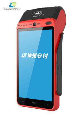 Stampante ad alta velocità da 5,5 pollici Terminale Android Smart POS Supporto 4G Wifi
