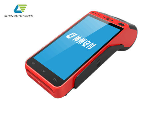Stampante ad alta velocità da 5,5 pollici Terminale Android Smart POS Supporto 4G Wifi