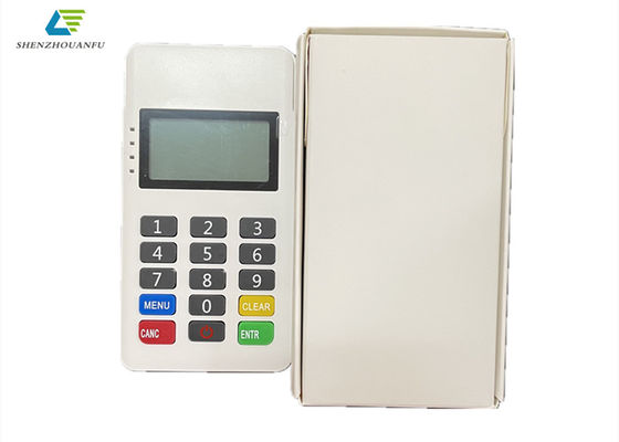 Certificato ISO per terminale Pos portatile OEM per macchina a scorrimento posizione bianca