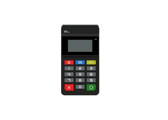 Terminale Pos portatile nero Stampante per terminale Pos dal design elegante