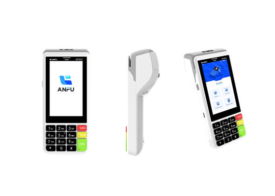 ANFU EMV certificato Android Mobile Smart Payment POS 4g Handheld Swing card payment POS Terminals con lettore NFC