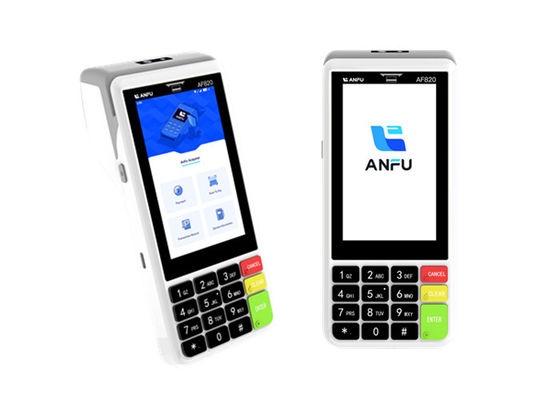 ANFU AF820 Macchina POS portatile Android 13 con scanner di codice 4G/wireless/WIFI