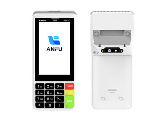 ANFU Smart POS Terminal con stampante Touch Screen Pos Machine POS portatile con NFC