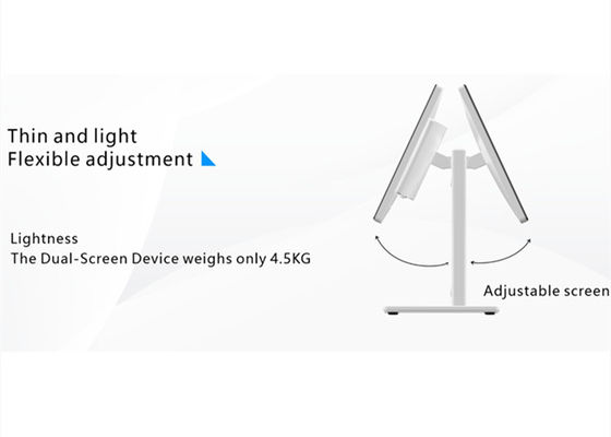 Sistema POS Android Touch a doppio schermo Sistema di gestione dei visitatori